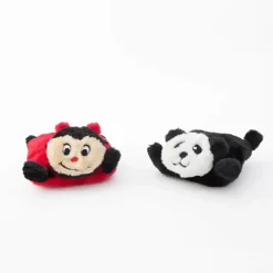 Zippy Paws Squeakie Pad Plush Dog Toys, 2-Pack