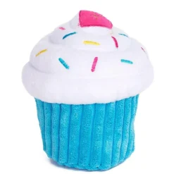 Zippy Paws Stuffed Plush Cupcake Toy for Dogs