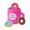 ZippyPaws Zippy Burrow Coffee & Donutz Hide & Seek Puzzle Dog Toy