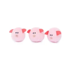 ZippyPaws Zippy Burrow Dog Toy Barn with Pig Bubble Babies, Medium