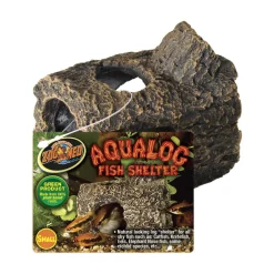 Zoo Med Aqualog Fish Shelter, Brown