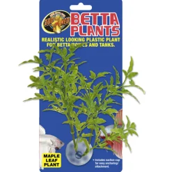 Zoo Med Betta Plant Maple Leaf, Green, 1-count