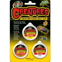 Zoo Med Creatures Food Jelly Cup, 3-pack