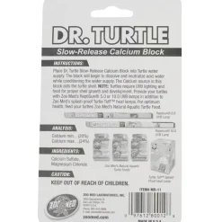 Zoo Med Dr. Turtle Slow Release Calcium Block Turtle Supplement
