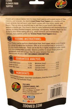 Zoo Med Lizard Flower Food Topper - Reptile Food Supplement