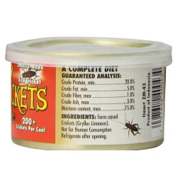 Zoo Med Mini Can O' Crickets Reptile Food & Treat (1.2 oz)