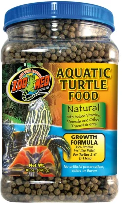 Zoo Med Natural Aquatic Turtle Food Growth Formula Dry Food