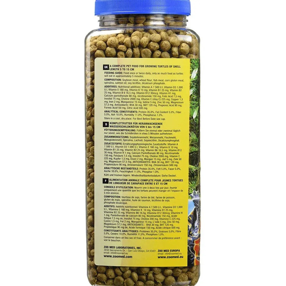 Zoo Med Natural Aquatic Turtle Food Growth Formula Dry Food