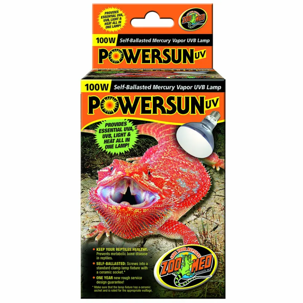 Zoo Med PowerSun UV Self-Ballasted Mercury Vapor Lamp