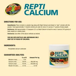 Zoo Med Repti Calcium without Vitamin D3 Reptile Supplement