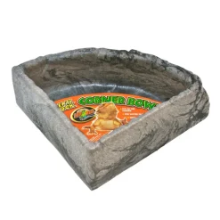 Zoo Med Repti Rock Corner Bowl Water Dish, Assorted