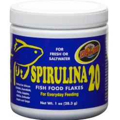 Zoo Med Spirulina 20 Flakes Fish Food