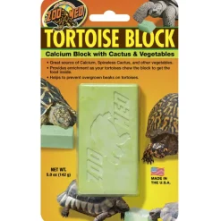 Zoo Med Tortoise Block Calcium Supplement with Cactus & Vegetables (5 oz)