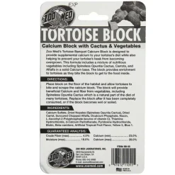 Zoo Med Tortoise Block Calcium Supplement with Cactus & Vegetables (5 oz)