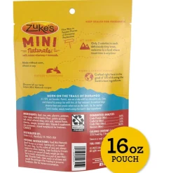 Zuke's Mini Naturals Beef Recipe Training Treats for Dogs
