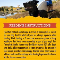 Zuke's Mini Naturals Duck Recipe Training Treats for Dogs