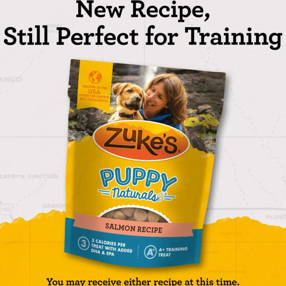 Zuke's Puppy Naturals Salmon & Chickpea Recipe Grain-Free Treats for Puppies (5 oz)