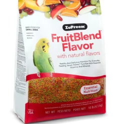 ZuPreem FruitBlend Flavor with Natural Fruit Flavors Daily Small Bird Food