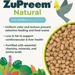 ZuPreem Natural Bird Food Parakeets, 2.25-lb
