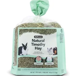 Zupreem Natural Timothy Hay for Small Animals, 40-oz