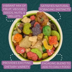 ZuPreem Pure Fun Bird Food for Small Birds, 2-lb