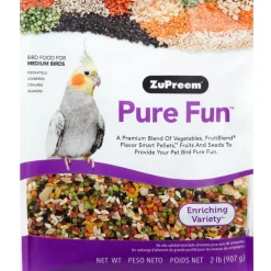 ZuPreem Pure Fun Bird Food Medium Birds, 2-lb