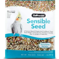 ZuPreem Sensible Seed Medium Bird Food, 2-lbs