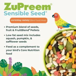 ZuPreem Sensible Seed Small Bird Food, 2-lbs