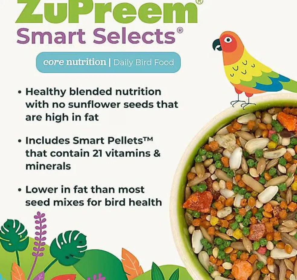 Zupreem Smart Selects Food for Very Small Birds, 2-lb