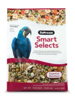 Zupreem Smart Selects Food for Large Birds, 4-lb
