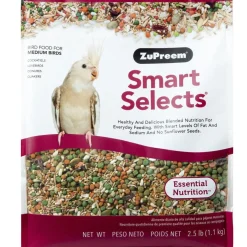 ZuPreem Smart Selects Medium Sized Bird Food, 2.5-lb
