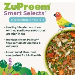 ZuPreem Smart Selects Medium Sized Bird Food, 2.5-lb