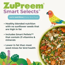 ZuPreem Smart Selects Parakeet Food, 2-lb bag