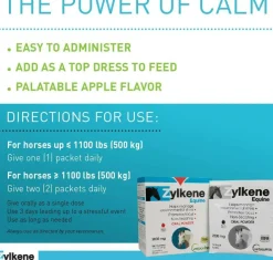 Zylkene Equine Behavior Support for Horses (20 packets)