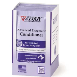Zymox Advanced Enzymatic Conditioner Foil Pack POP for Dogs & Cats, 10-count