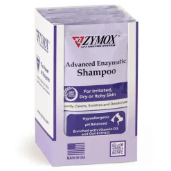 Zymox Advanced Enzymatic Shampoo Foil Pack POP for Dogs & Cats, 10-count