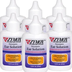Zymox Ear Solution with 0.5% Hydrocortisone for Dogs & Cats (1.25 oz)