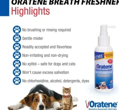 Zymox Oratene Breath Freshener for Dogs & Cats (4oz)