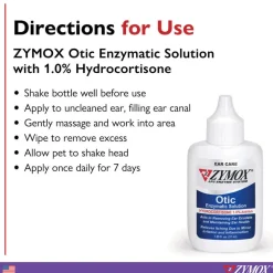 Zymox Otic Enzymatic Solution 1% Hydrocortisone