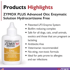 Zymox Plus Advanced Otic Ear Treatment without Hydrocortisone