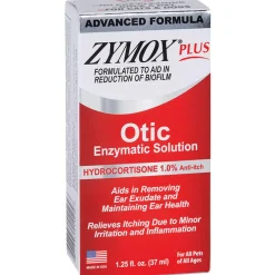 ZYMOX Plus Advanced Otic Enzymatic Solution With 1% Hydrocortisone