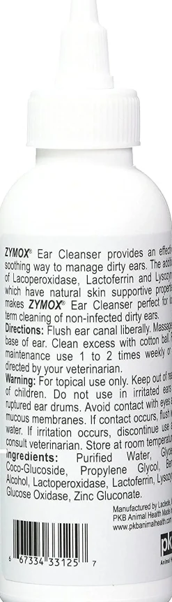 Zymox Veterinary Strength Ear Cleanser for Dogs & Cats