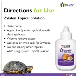 Zymox Zylafen Topical Solution w/o Hydrocortisone for Reptiles
